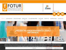 Tablet Screenshot of fotur.es